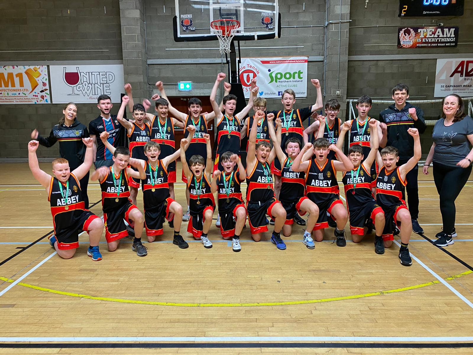 Basketball Ulster Title Abbey CBS Grammar School Newry