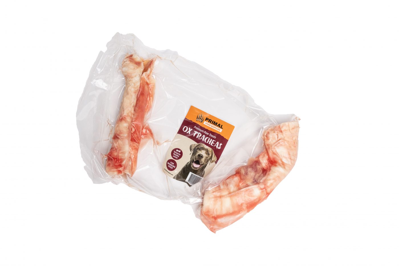 Primal Ox Trachea Raw Dog Treat Seth's Little Zoo