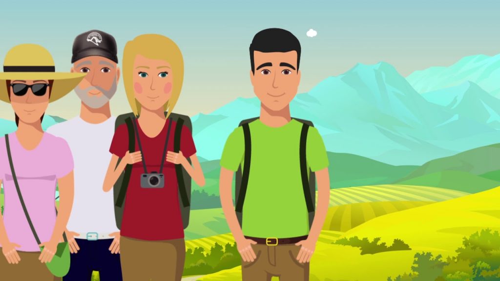 Camino Cover Image 4 animated pilgrims