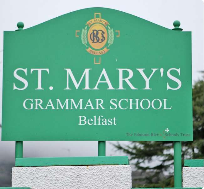 St Mary's Front Sign