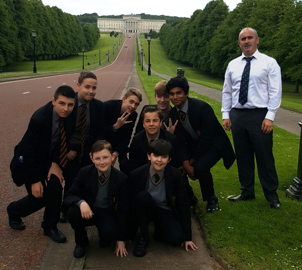 The group of finalists at Stormont