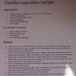 Cupcake recipe
