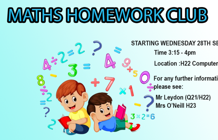 maths homework club