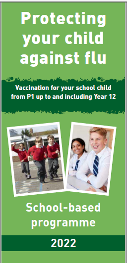 PROTECTING YOUR CHILD AGAINST FLU: SCHOOL BASED PROGRAMME 2022 - St