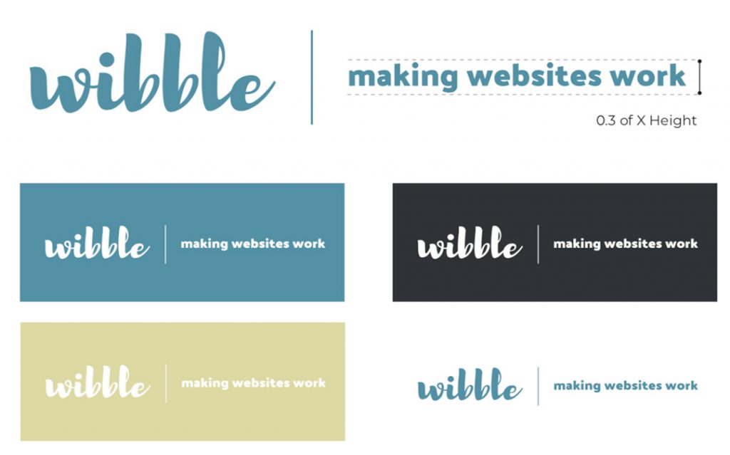 We Are Wibble Blog - Brand Refresh Part 1 - logo plus tagline