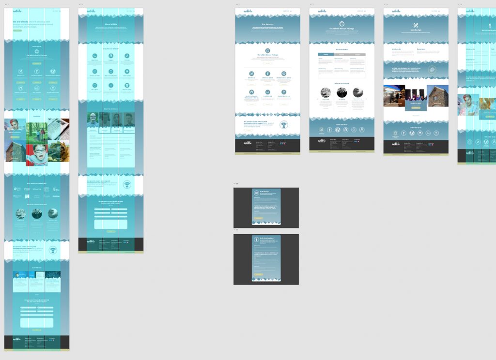 We Are Wibble Blog - Brand Refresh Part 2 - Website Redesign - Concepts