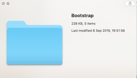 Blog CSS vs Bootstrap - Bootsrap File size