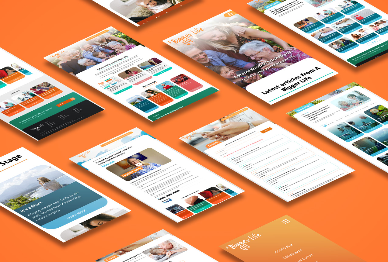 A Bigger Life by Wibble Web Design & Development