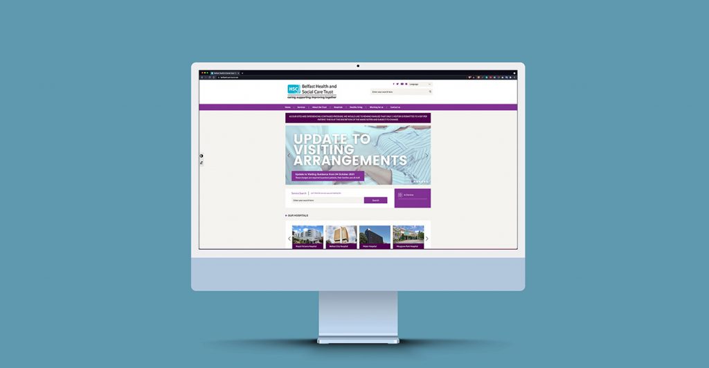 Belfast Health and Social Care Trust | Wibble Web Design & Development | Blog