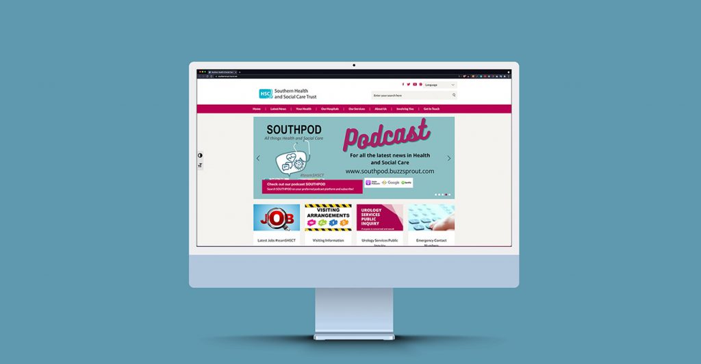 Southern Health and Social Care Trust | Wibble Web Design & Development | Blog